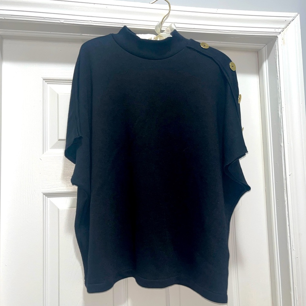 Zara Button-Shoulder Women's Sweater